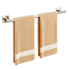 USHOWER Brushed Nickel Towel Bar, 24 Inch Towel Racks for Bathroom