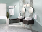 Moen Iso Chrome 24-Inch Wide Bathroom Hotel-Style Towel Shelf with Towel Bar, DN0794CH