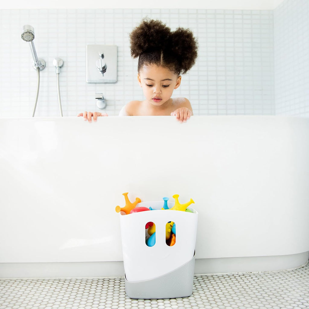 Ubbi Stand Up Bath Toy Storage Organizer, Gray