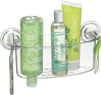 iDesign BPA-Free Plastic Power Lock Suction Wall Storage Organizer Caddy