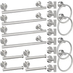 10pcs Matte Black Bathroom Hardware Set
