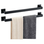 JOPOFI Towel Bar - 23.6 Inch Bathroom Towel Holder - Matte Black