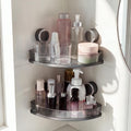 Shower Caddy Suction Cup, Bathroom Organizer Shelf | Removable, No Drilling Clear Square Shower Shelves, Large Capacity, Reusable
