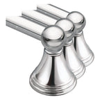 Moen Preston Brushed Nickel 24-Inch Single Wall Mounted Bathroom Towel Bar, DN8424BN