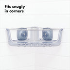 OXO Good Grips Stronghold Suction Corner Basket for Showers