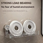 Corrugated Suction Cup Storage Holder Corner Shower Caddy Large Organizer Bathroom Shelf Clear Acrylic Shower Tray Shelves Inside Floating Shower Wall Shelf Bath Basket Rack Heavy Duty (Corner-Grey)