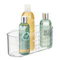 iDesign Hanging Suction Shower Caddy Basket, Clear