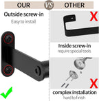 JUYSON Towel Bar for Bathroom, 30 Inch Single Towel Rack, Matte Black