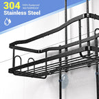 Hanging Shower Caddy Over Shower Head - No Drill Rustproof Shower Rack