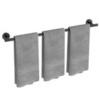 USHOWER Brushed Nickel Towel Bar, 24-Inch Towel Racks for Bathroom