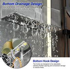 HYBRIDEAS Clear Shower Caddy Suction Cup Shelf Organizer with Hooks Removable Shower Basket Light Luxury Style Punch-Free Dorm Wall Storage Rack for Kitchen Bathroom Set of 3