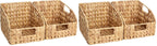 StorageWorks Wicker Baskets for Organizing,Brown Baskets for Storage,2-Pack
