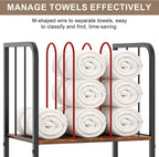 4-Tier Freestanding Towel Racks for Bathroom, Towel Rack Stand