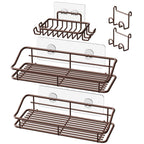 Nieifi Shower Caddy Adhesive, Shower Shelves, Shampoo Holder for Bathroom