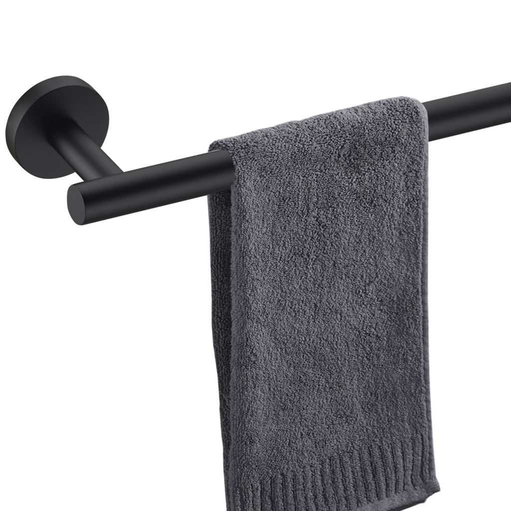 Nolimas Brushed Nickel Bath Towel Bar Single Bars Towel Rack Rod Classic Wall Mounted SUS304 Stainless Steel Bathroom Towel Holder Toilet Kitchen Towel Shelf Single Layer,16 inches