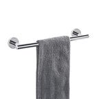 Nolimas Brushed Nickel Bath Towel Bar Single Bars Towel Rack Rod Classic Wall Mounted SUS304 Stainless Steel Bathroom Towel Holder Toilet Kitchen Towel Shelf Single Layer,16 inches