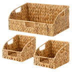 StorageWorks Wicker Baskets for Organizing,Brown Baskets for Storage,2-Pack