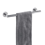 Nolimas Brushed Nickel Bath Towel Bar Single Bars Towel Rack Rod Classic Wall Mounted SUS304 Stainless Steel Bathroom Towel Holder Toilet Kitchen Towel Shelf Single Layer,16 inches
