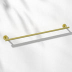 HITSLAM Brushed Nickel 24 Inch Towel Bar for Bathroom, SUS304 Stainless Steel Bathroom Towel Rack Wall Mounted, Modern Home Decor Bath Towel Holder with Hardware Accessories (Total Length 25.7 Inch)