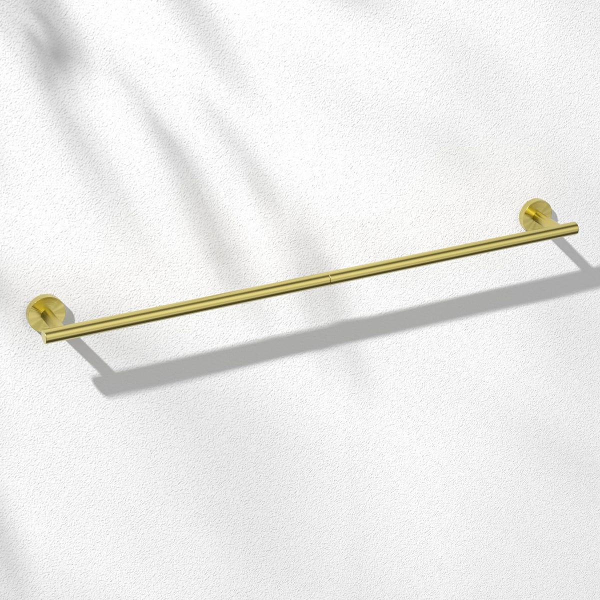 HITSLAM Brushed Nickel 24 Inch Towel Bar for Bathroom, SUS304 Stainless Steel Bathroom Towel Rack Wall Mounted, Modern Home Decor Bath Towel Holder with Hardware Accessories (Total Length 25.7 Inch)