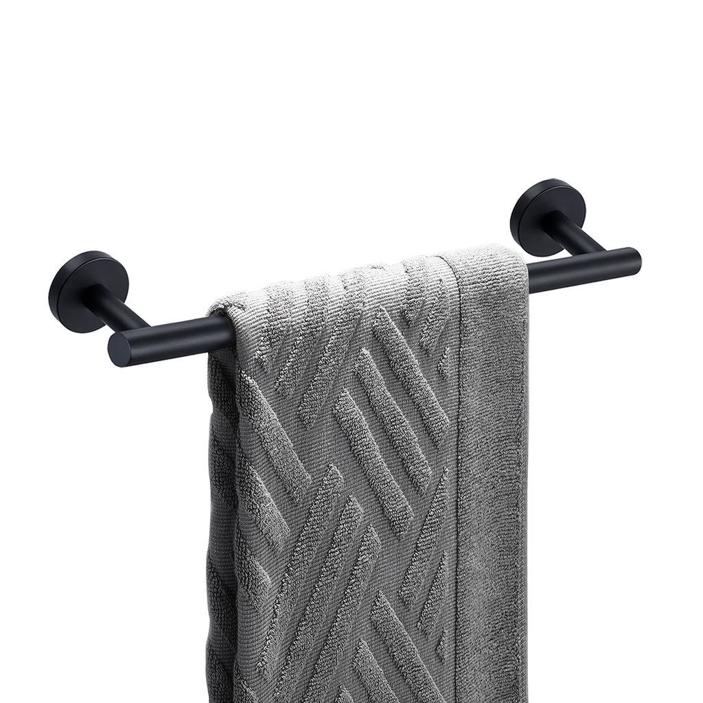 Nolimas Brushed Nickel Bath Towel Bar Single Bars Towel Rack Rod Classic Wall Mounted SUS304 Stainless Steel Bathroom Towel Holder Toilet Kitchen Towel Shelf Single Layer,16 inches
