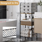 3-Tier Freestanding Towel Racks for Bathroom, Towel Rack Stand