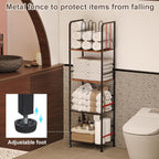 4-Tier Freestanding Towel Racks for Bathroom, Towel Rack Stand